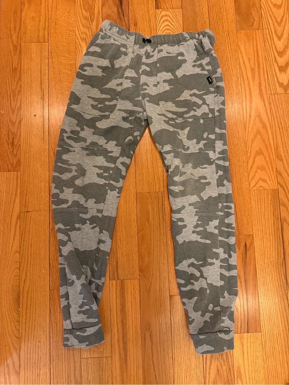 Lee Boys Gray Camouflage Joggers